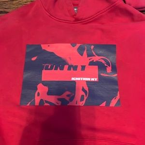 Ignition sweatshirt from Primark, red, large.